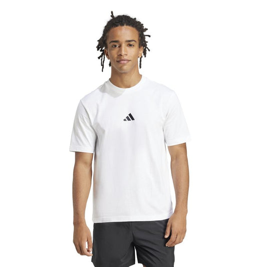 Adidas Mens Essentials Single Jersey Small Logo Tee