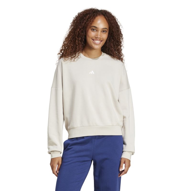 Adidas Womens Essentials Small Logo Feelcozy Sweatshirt