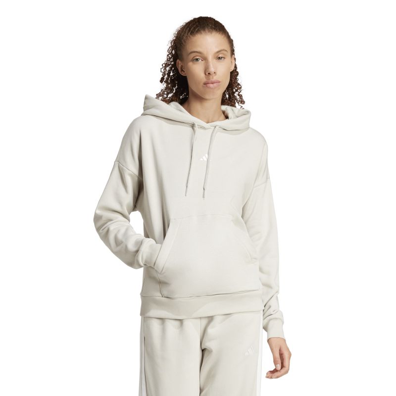 Adidas Womens Essentials Small Logo Feel Cozy Hoodie