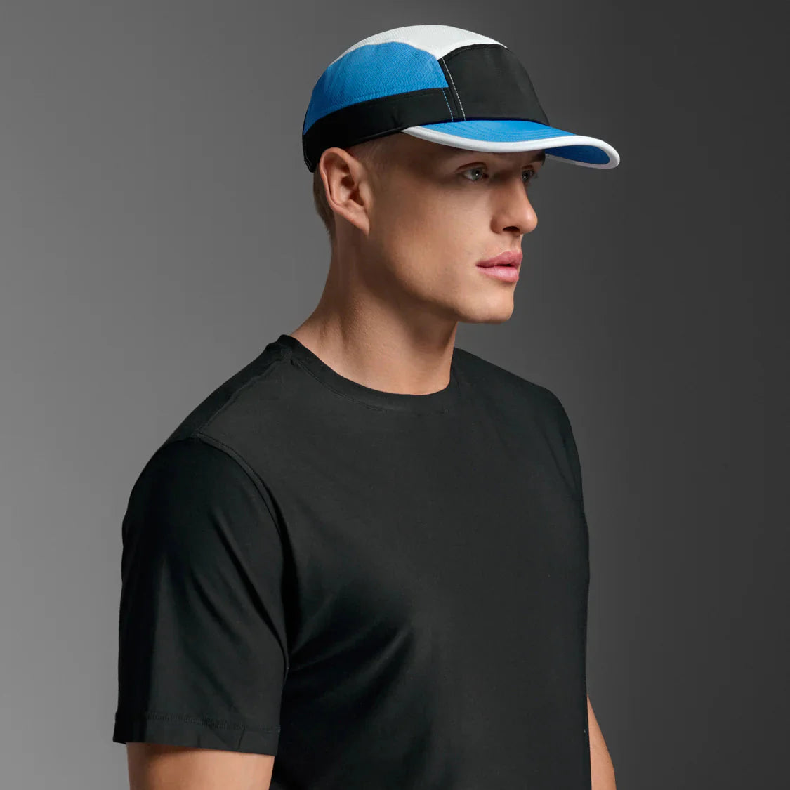 2XU Light Speed Cap | Midnight / Azure Blue