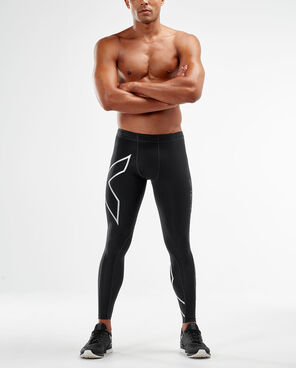 2XU Men's Core Compression Tights - Black/Silver