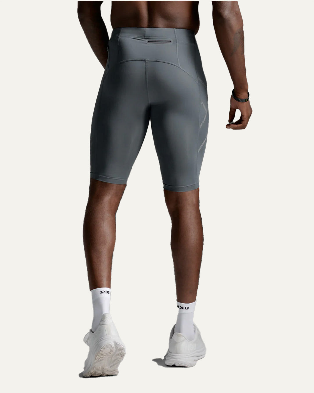 2XU Men's Light Speed Compression Shorts - Turbulence/Black Reflective