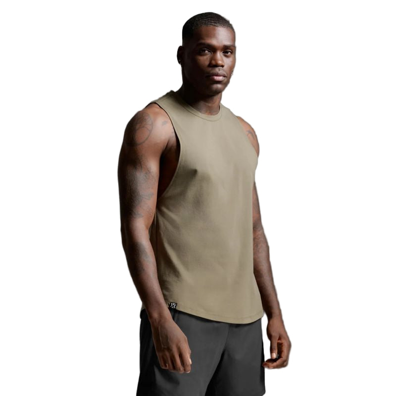 2XU Mens Motion Cotton Flex Tank