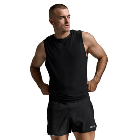 2XU Mens Signature Soft Jersey Training Tank