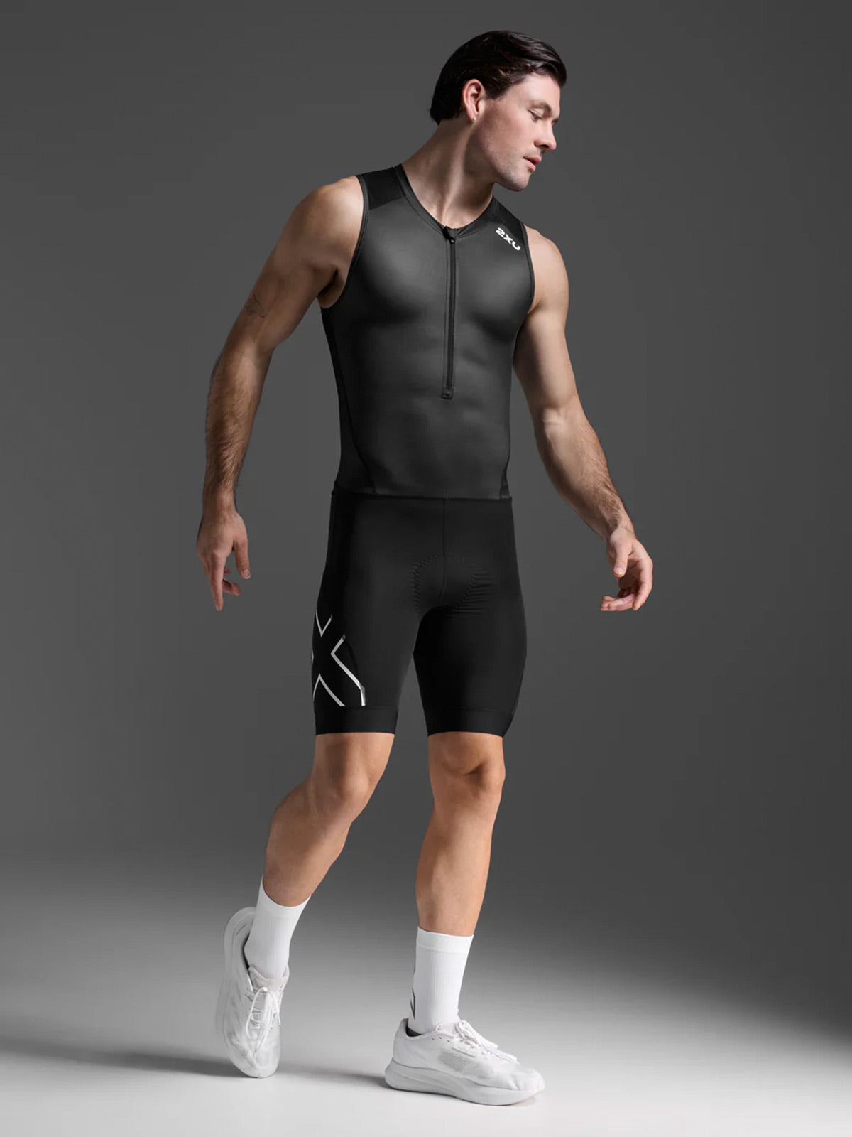 2XU Men's Core Trisuit - Black/White