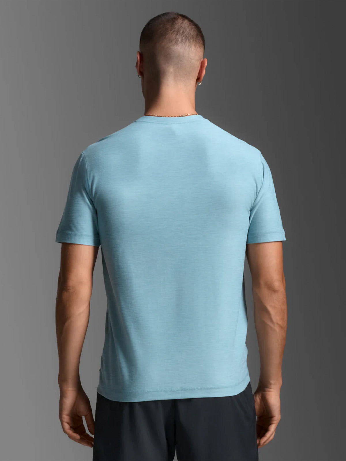 2XU Men's Signature Soft Jersey Tee - Chambray/Chambray