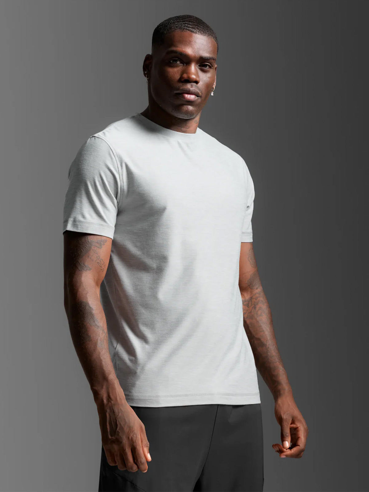 2XU Men's Signature Soft Jersey Tee - Harbor Mist/Harbor Mist