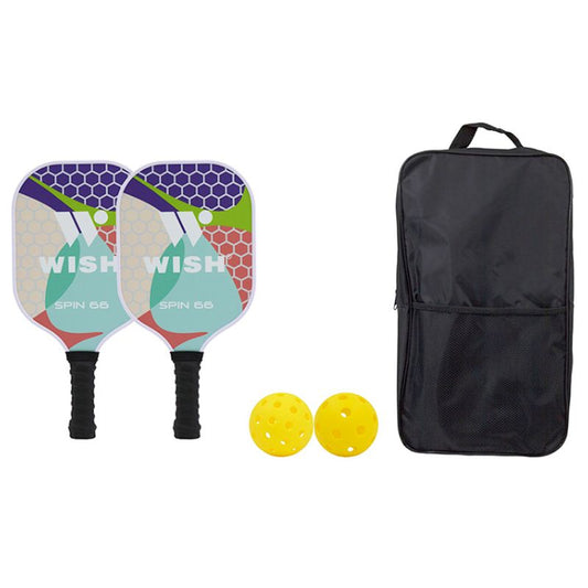Wish Spin 66 Fibreglass 2 Player Pickleball Set