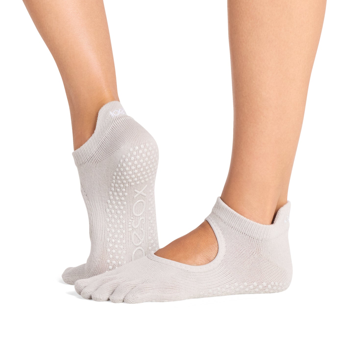 TOESOX Grip Full Toe Bellarina - Dove