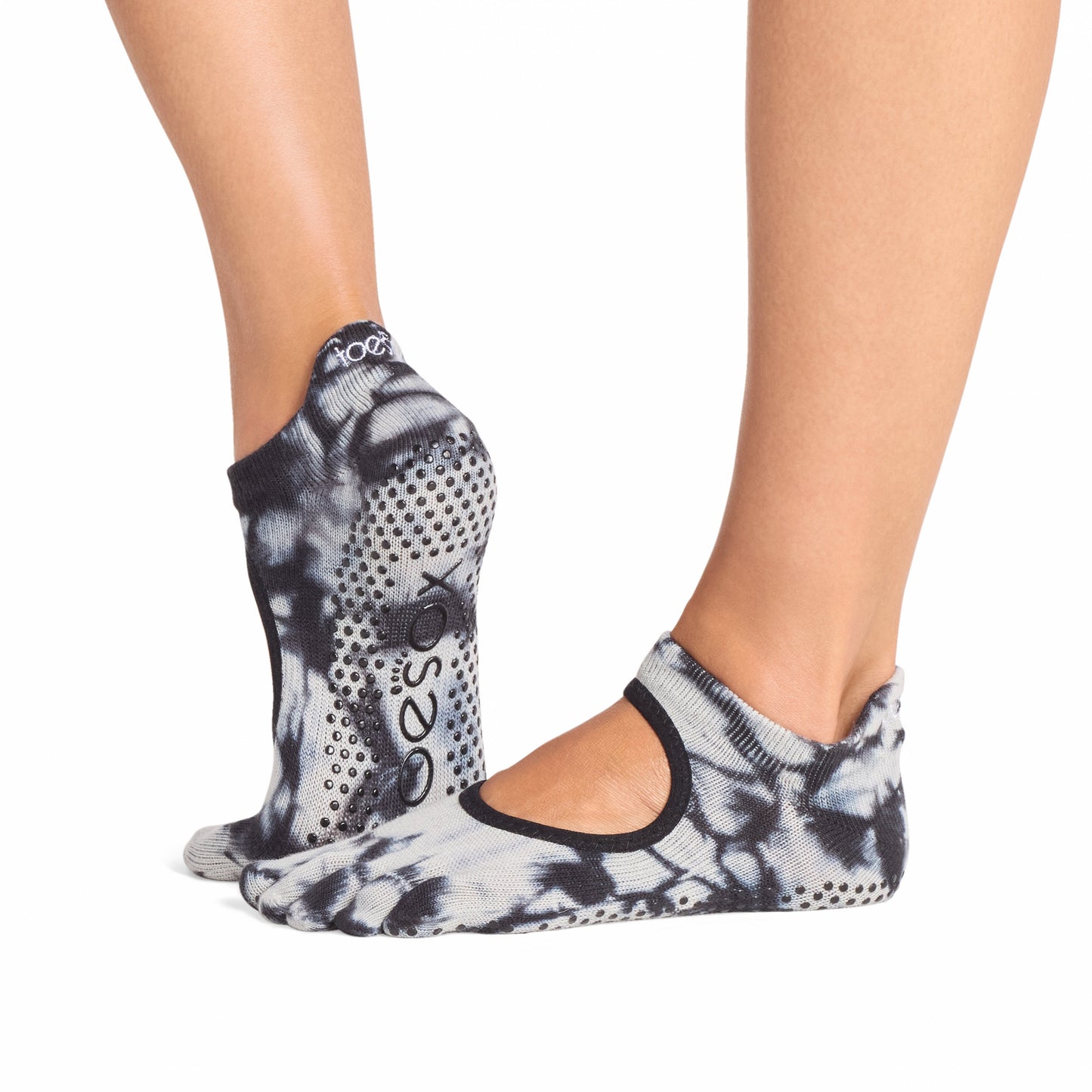 TOESOX Grip Full Toe Bellarina - Vivid Tie Dye
