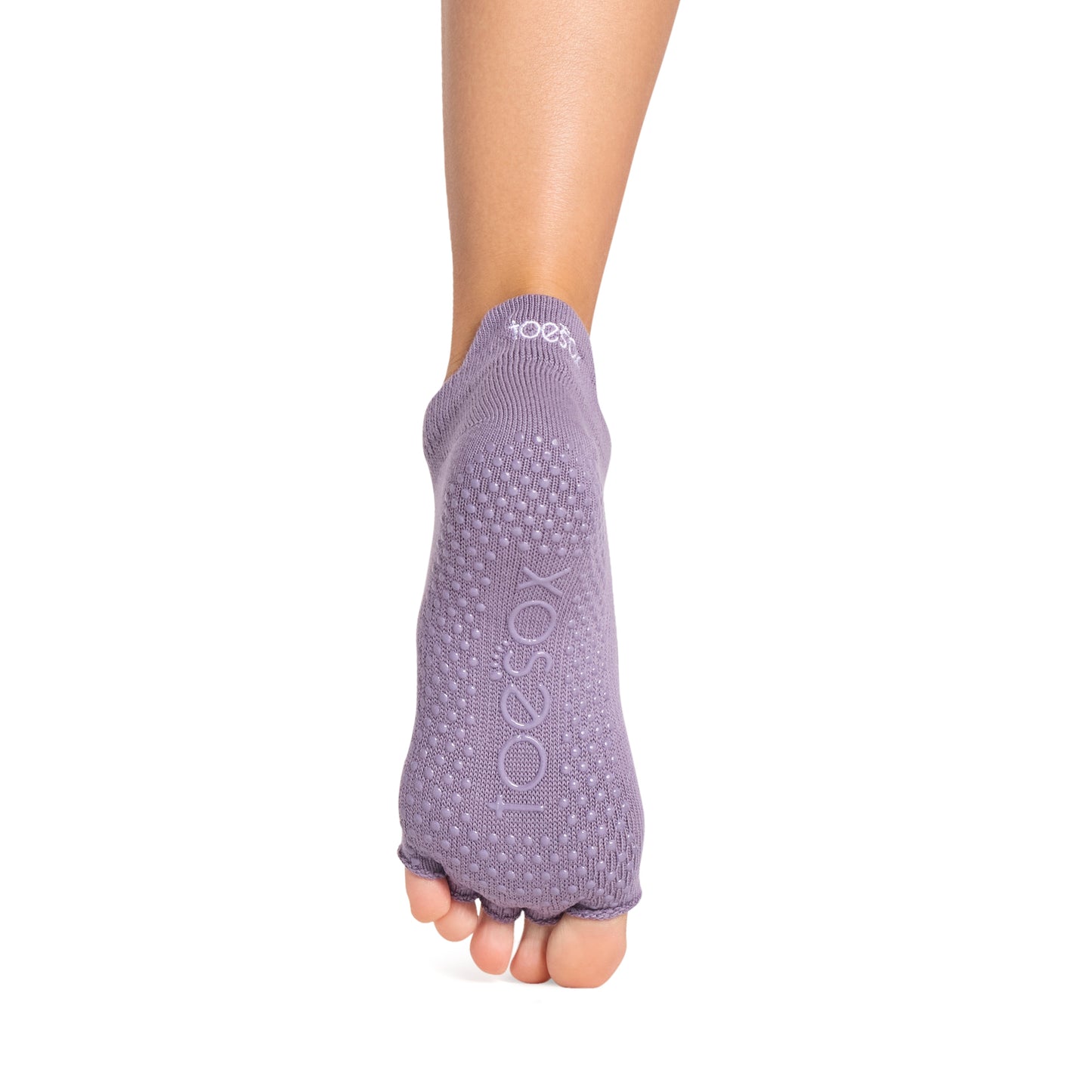 TOESOX Grip Half Toe Bellarina - Pebble