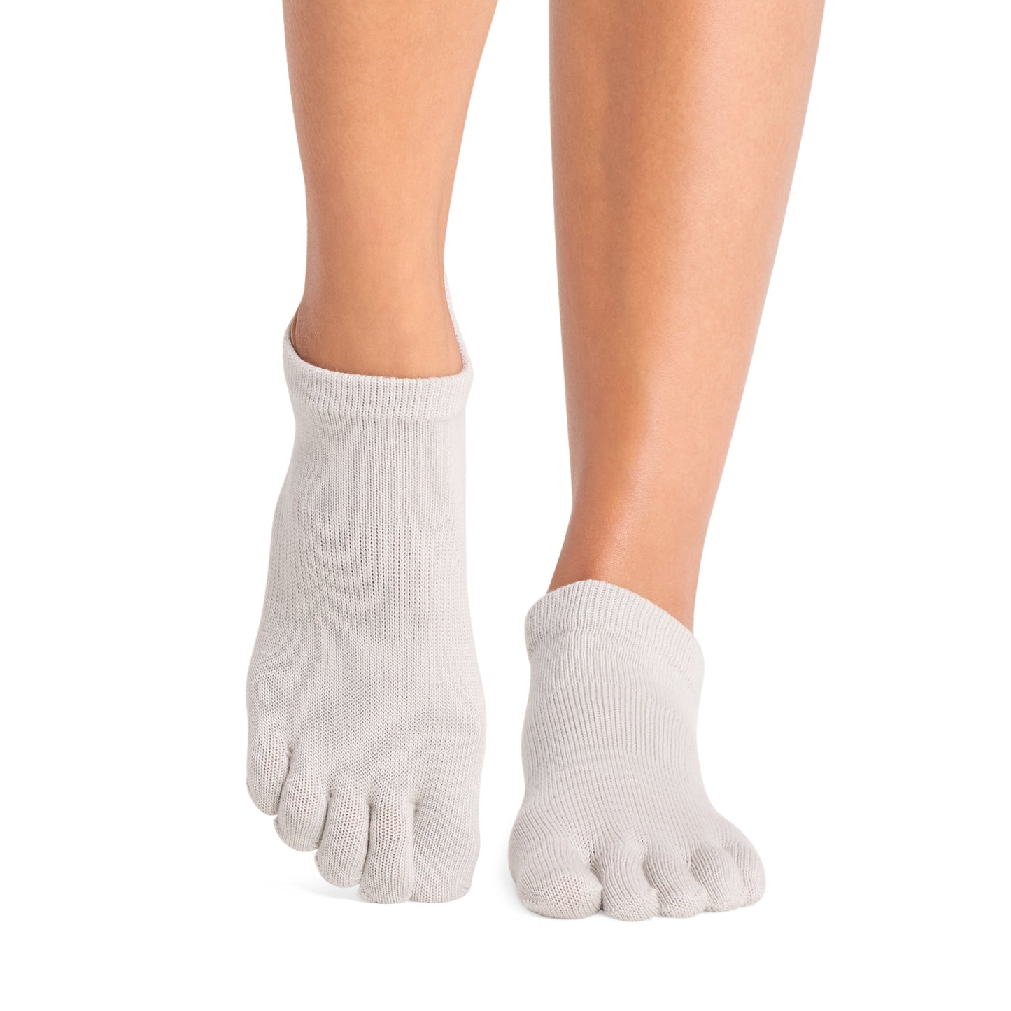 TOESOX Grip Full Toe Low Rise - Dove