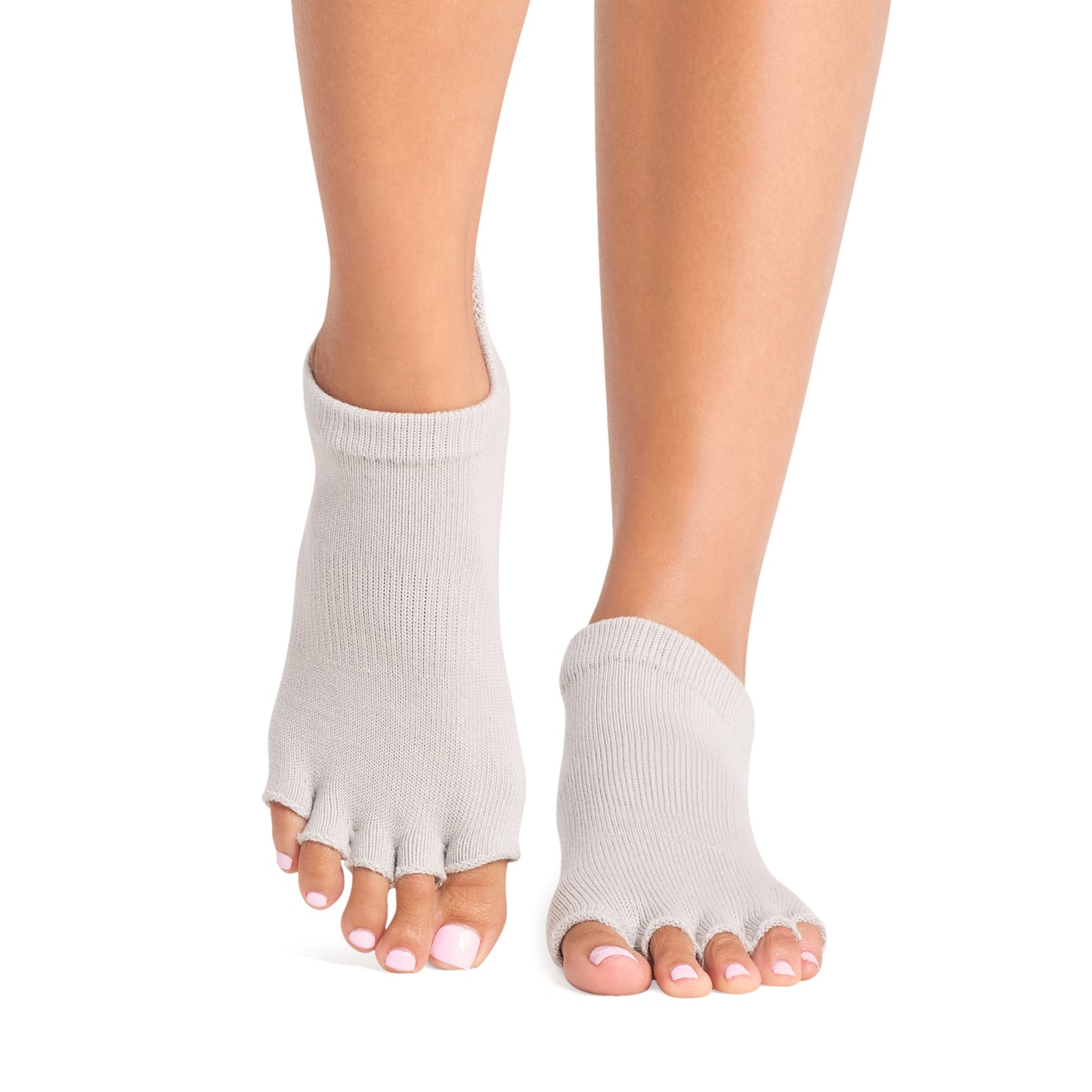 TOESOX Grip Half Toe Low Rise - Dove