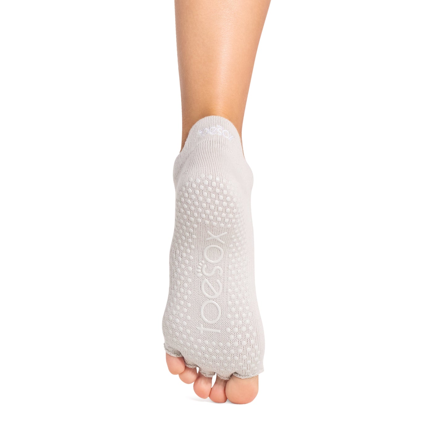 TOESOX Grip Half Toe Low Rise - Dove