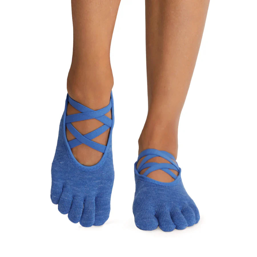 TOESOX Grip Full Toe Elle - Royal Blue