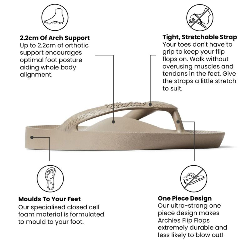 Archies Arch Support Adult Thongs