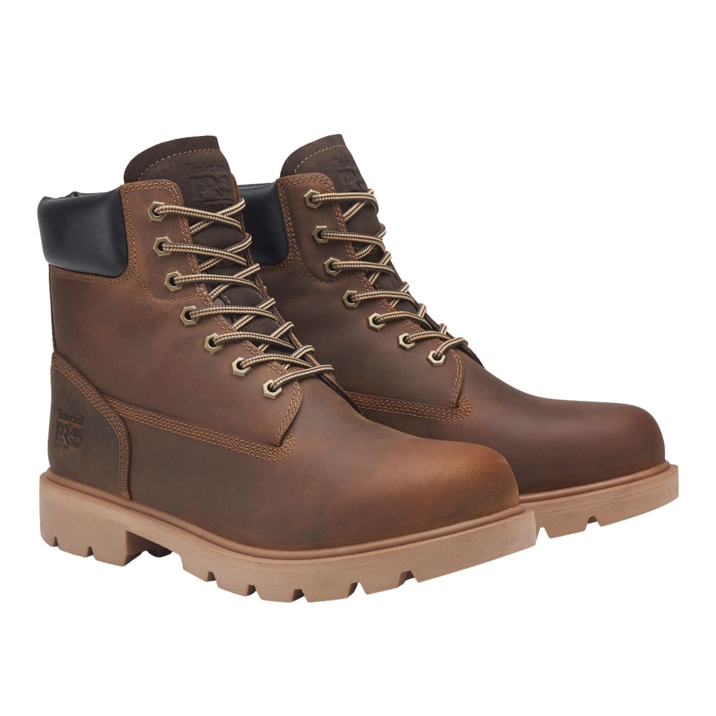 Timberland PRO Men's TB0A63EQ 6IN Sawhorse Brown Full Grain Soft Toe Work Boots