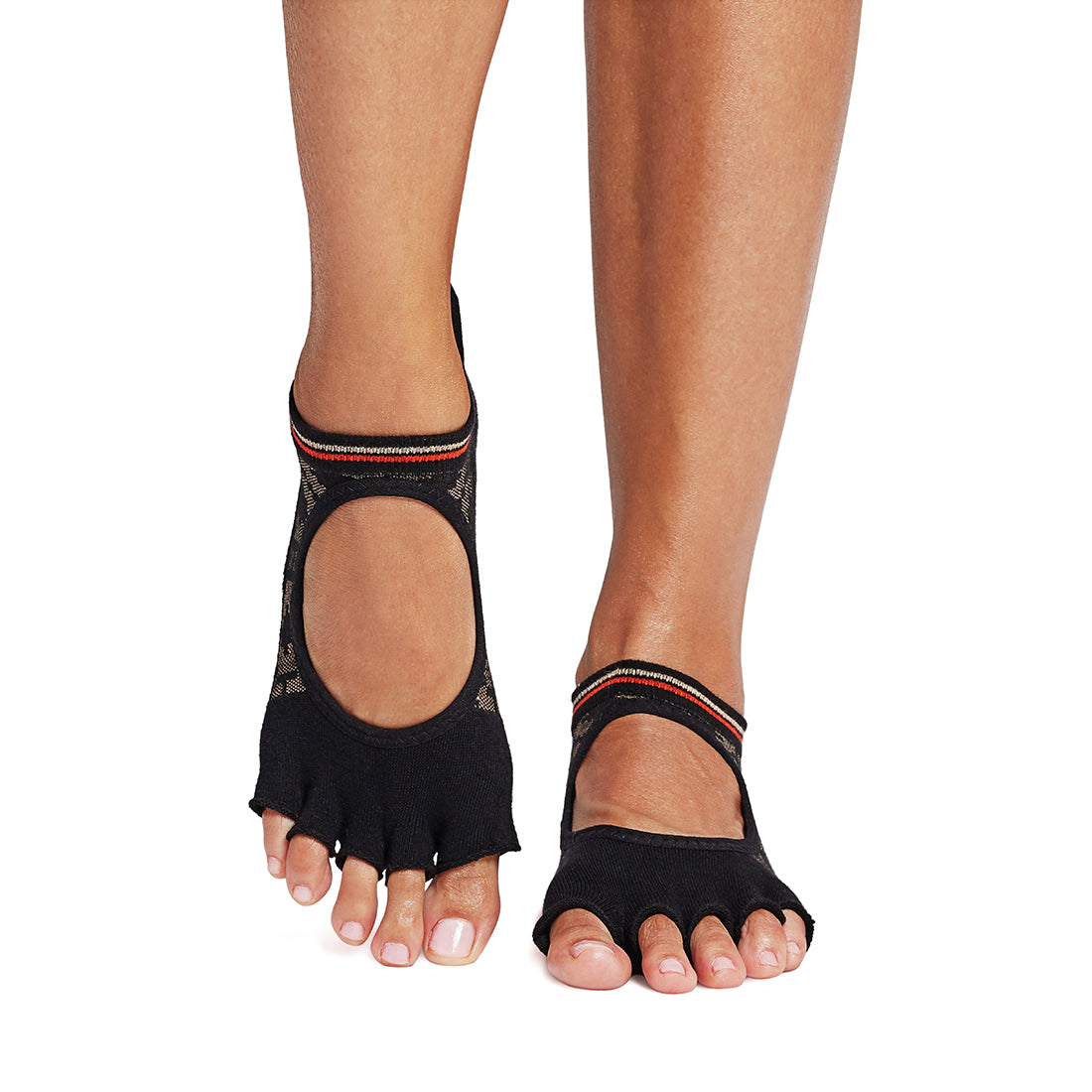 TOESOX Grip Half Toe Bellarina - Volcanic Sand