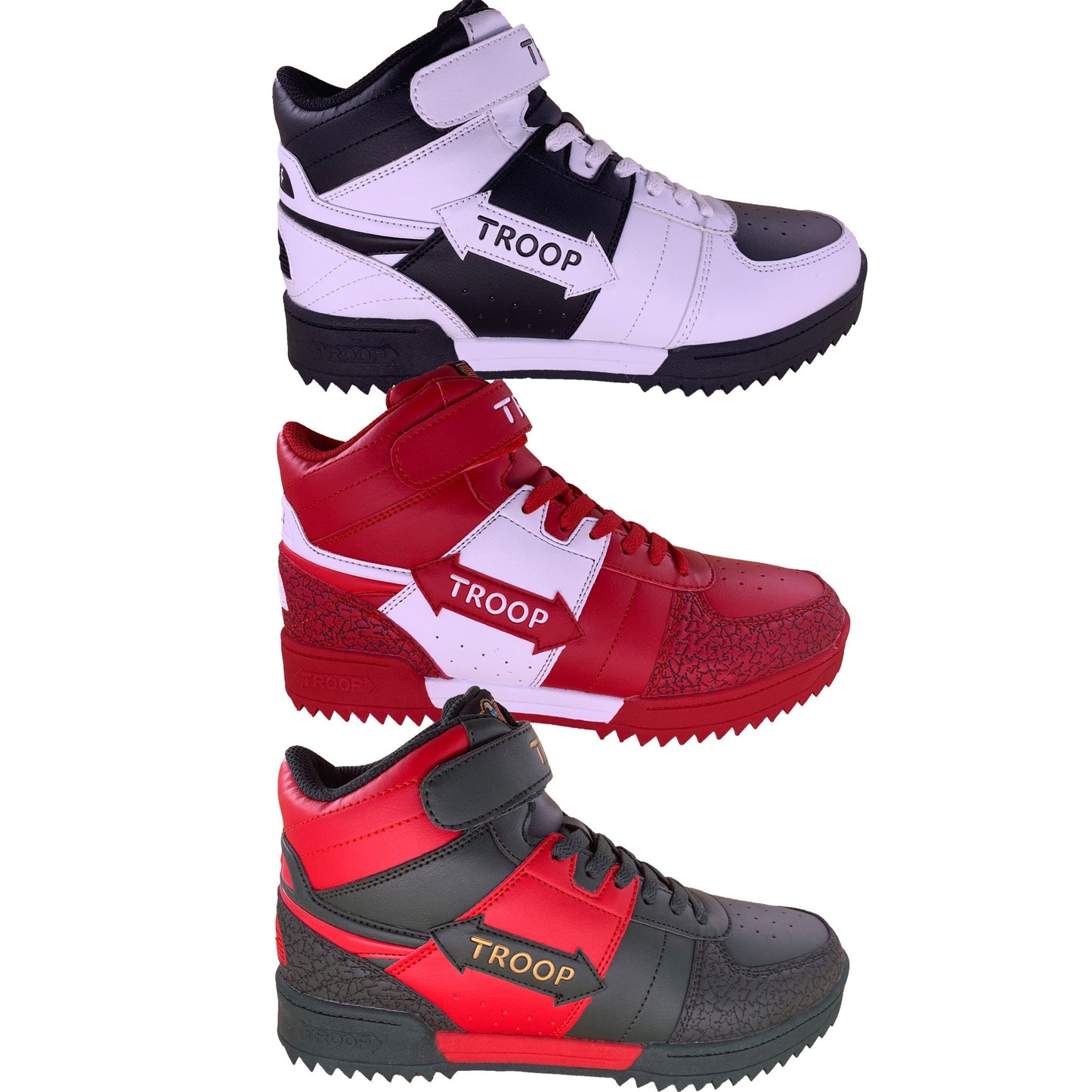 Troop Men's Crown Mid Ripple Sole Casual Shoes