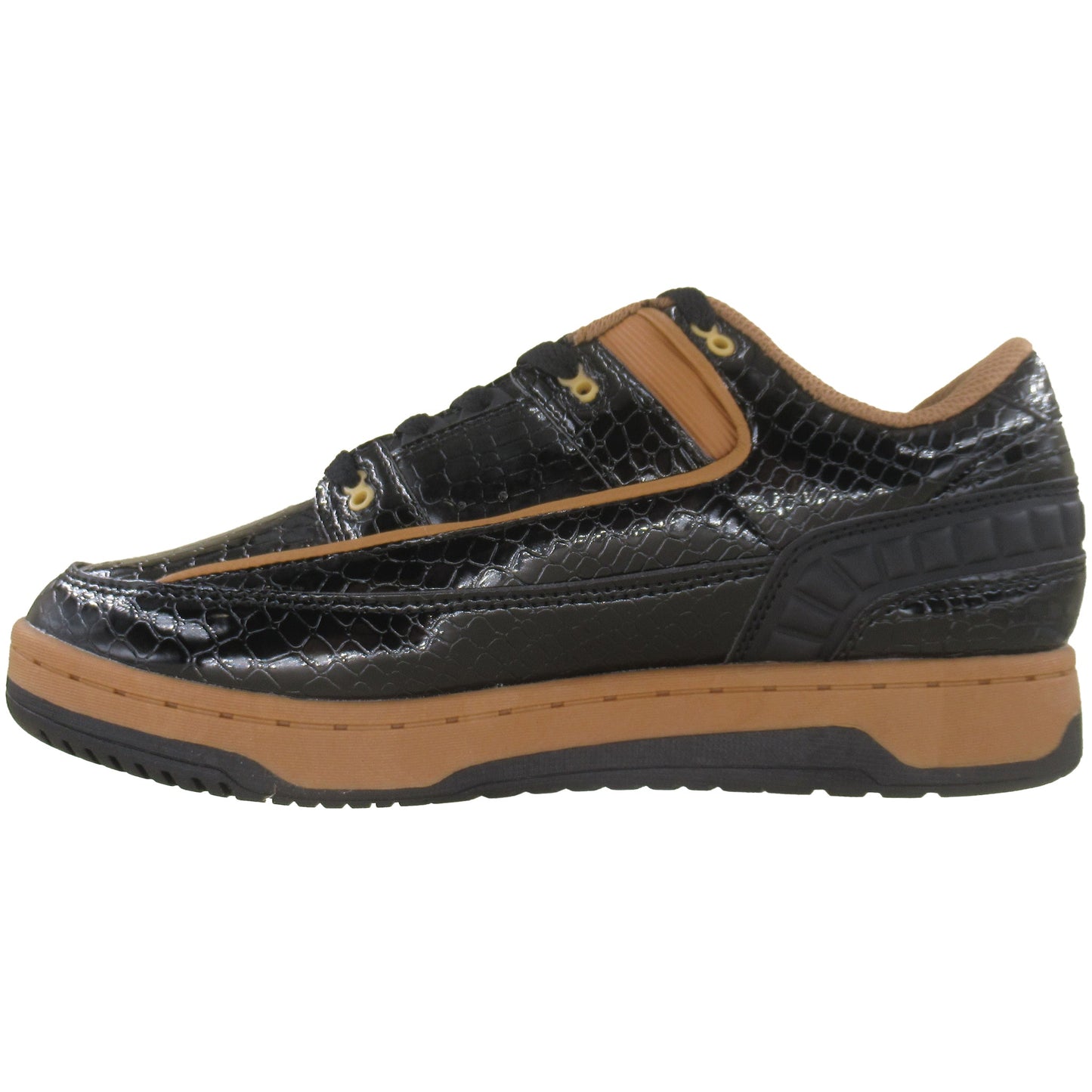 Troop Men's Slick Series Patent Leather Retro Casual Shoes