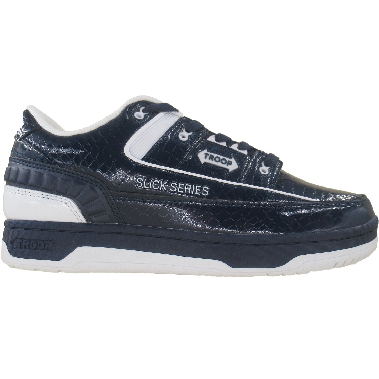 Troop Men's Slick Series Patent Leather Retro Casual Shoes