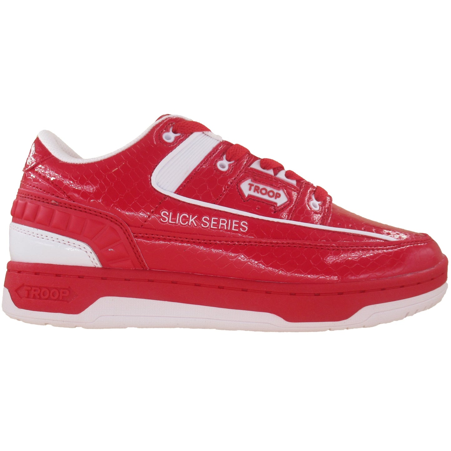 Troop Men's Slick Series Patent Leather Retro Casual Shoes