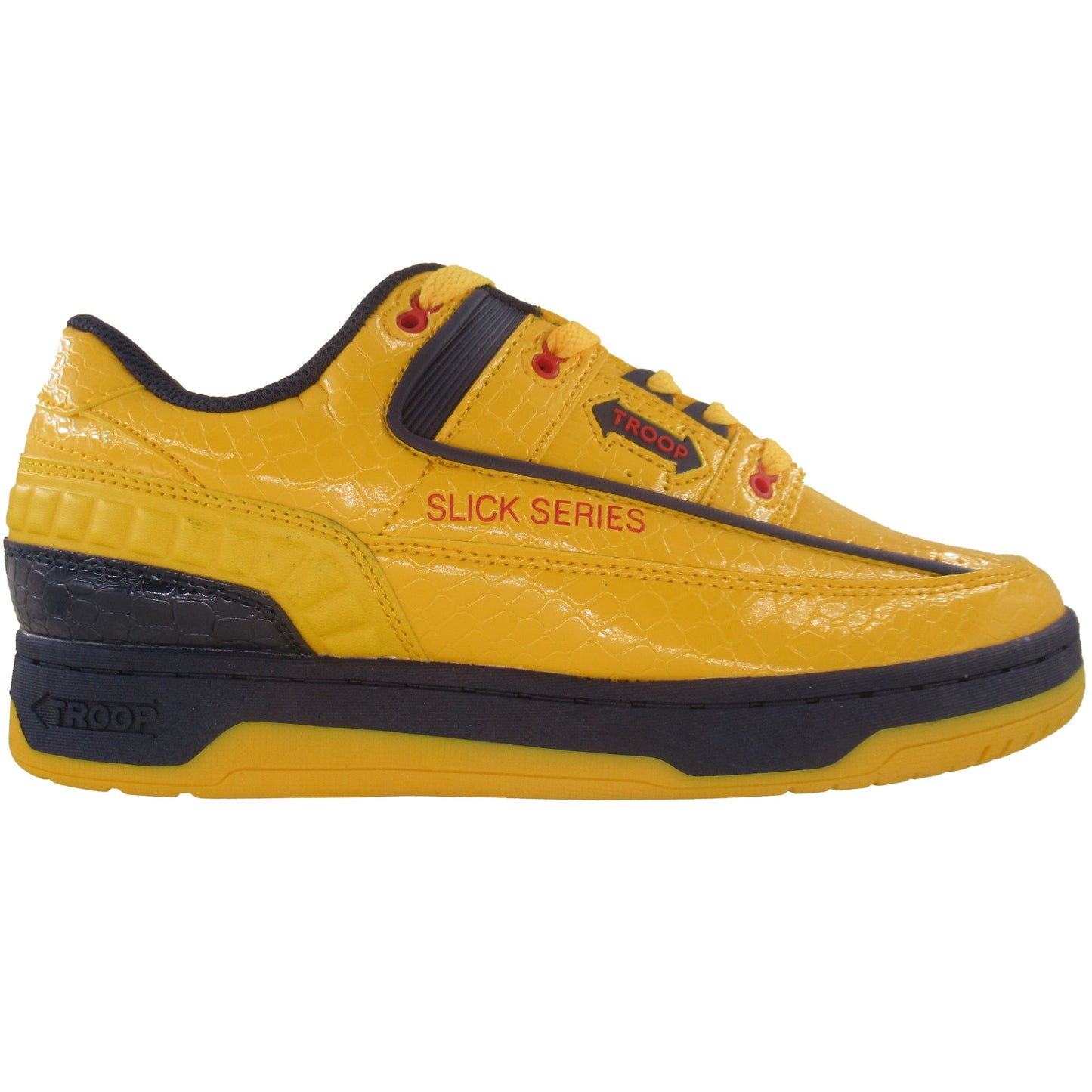 Troop Men's Slick Series Patent Leather Retro Casual Shoes