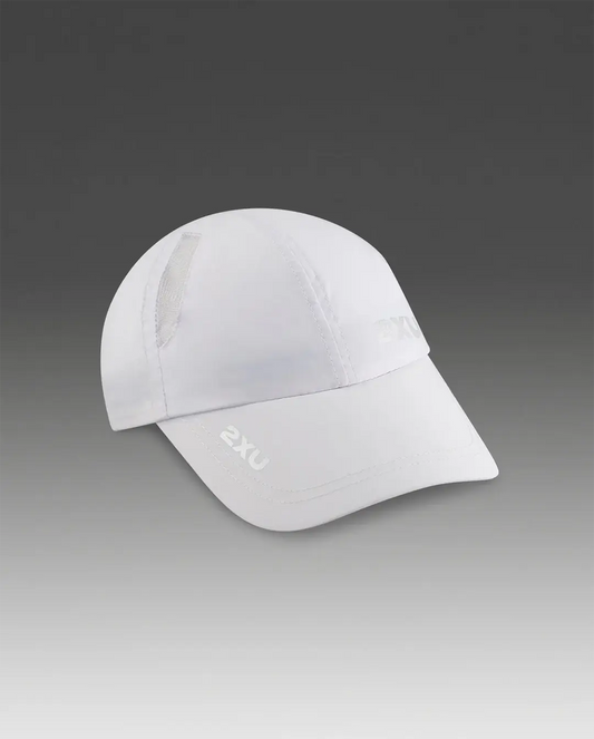 2XU Unisex's Run Cap - White/White