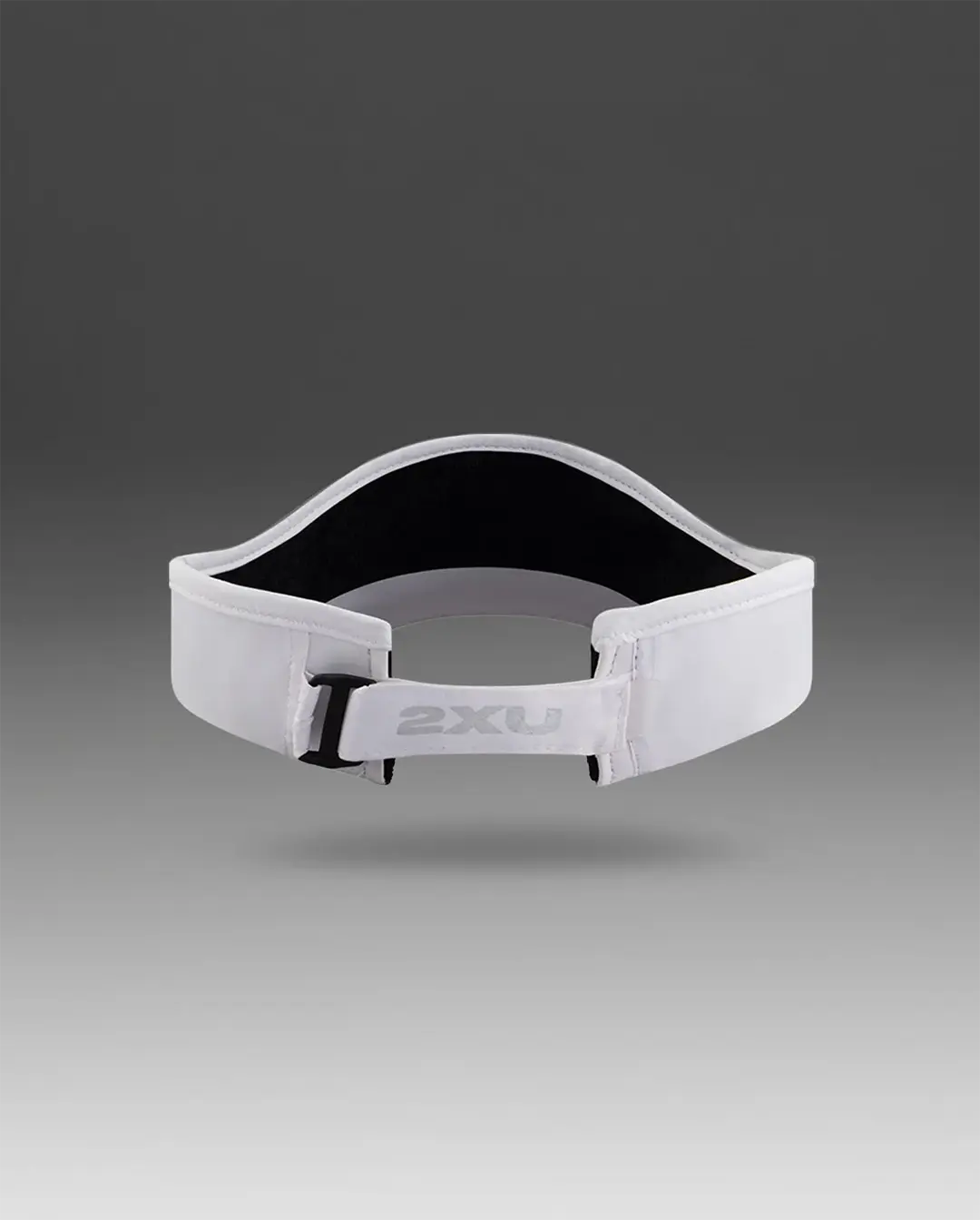 2XU Unisex's Run Visor - White/White