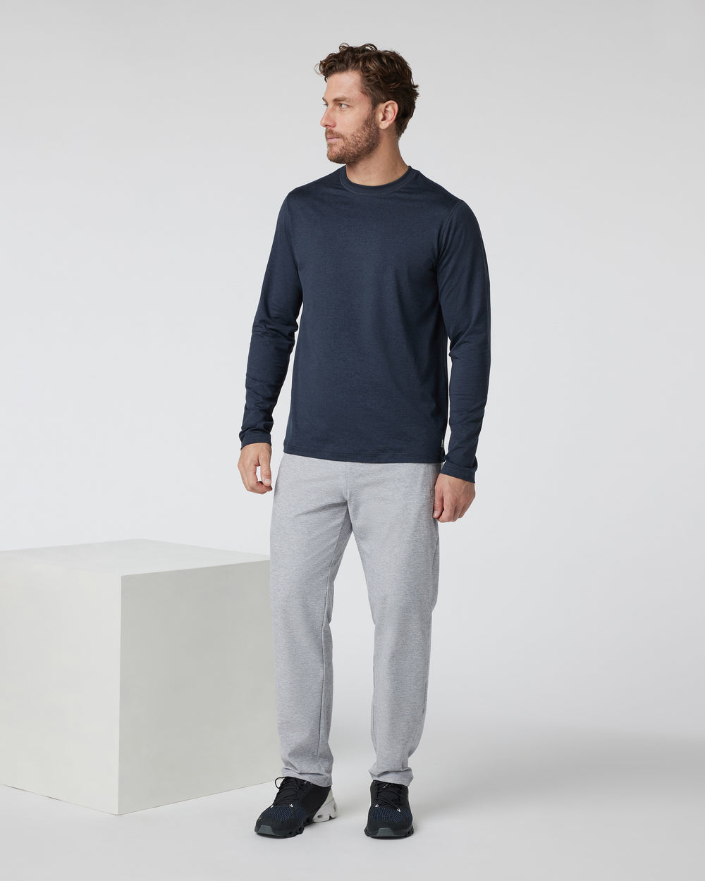 Vuori Men's Long Sleeve Ponto Performance Tee