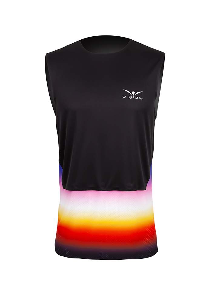 Uglow Men's Vapor Wide Top Tank - Black