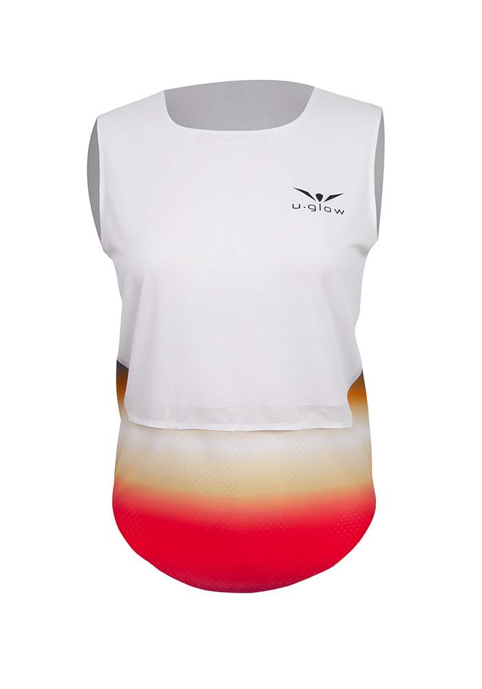 Uglow Women's Vapor Wide Top Tank - White