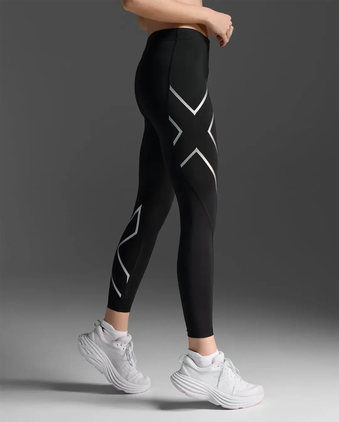2XU Women's Core Compression Tights - Black/Silver