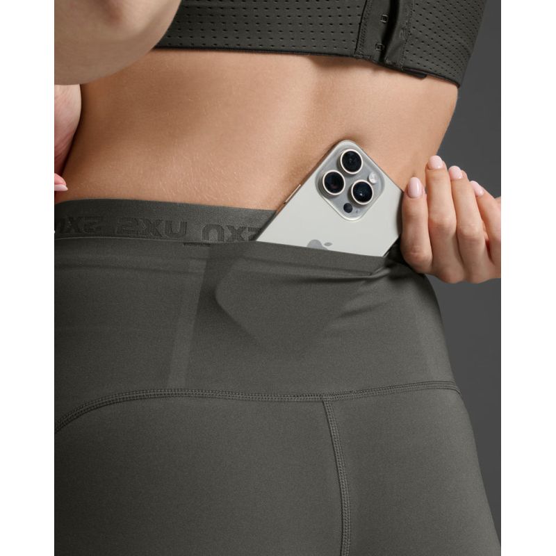 2XU Womens Form Stash High-Rise Compression Shorts