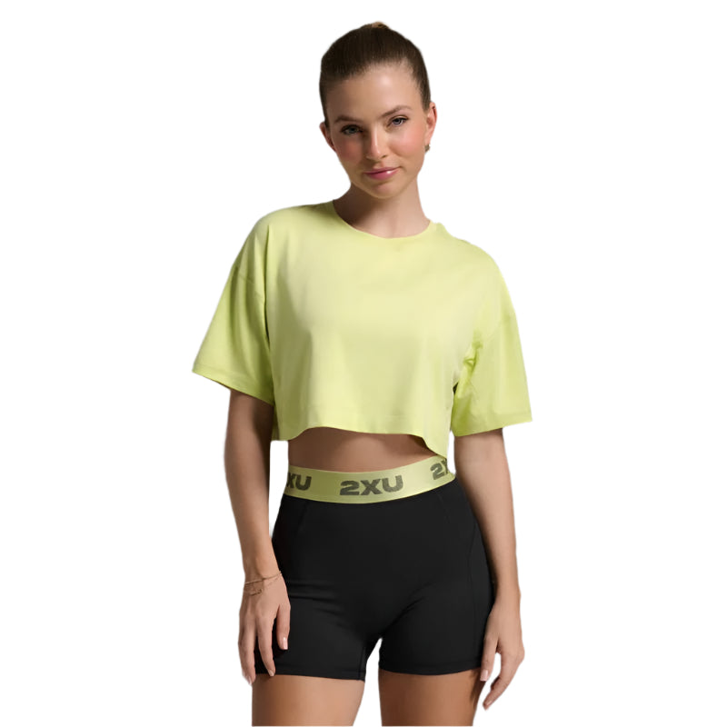 2XU Womens Form Soft Jersey Crop Tee