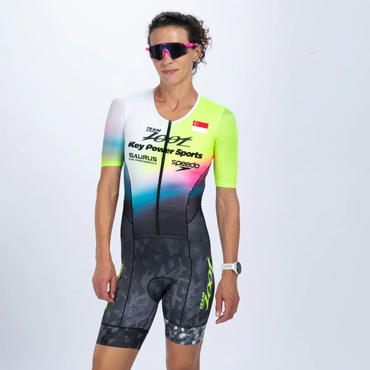 [PREORDER] Zoot Women's Tri AERO FZ Racesuit - Team Zoot 2026