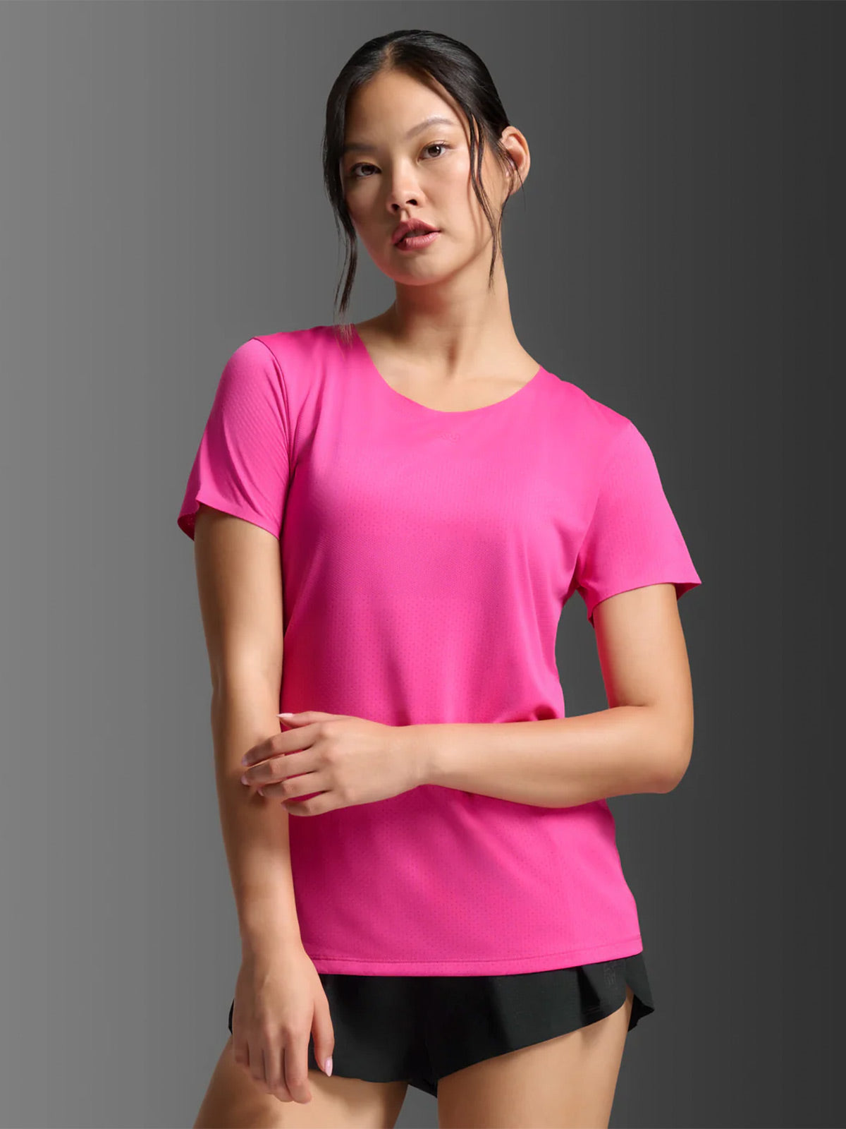 2XU Women's Light Speed Tech Tee - Fuchsia/Fuchsia Reflective