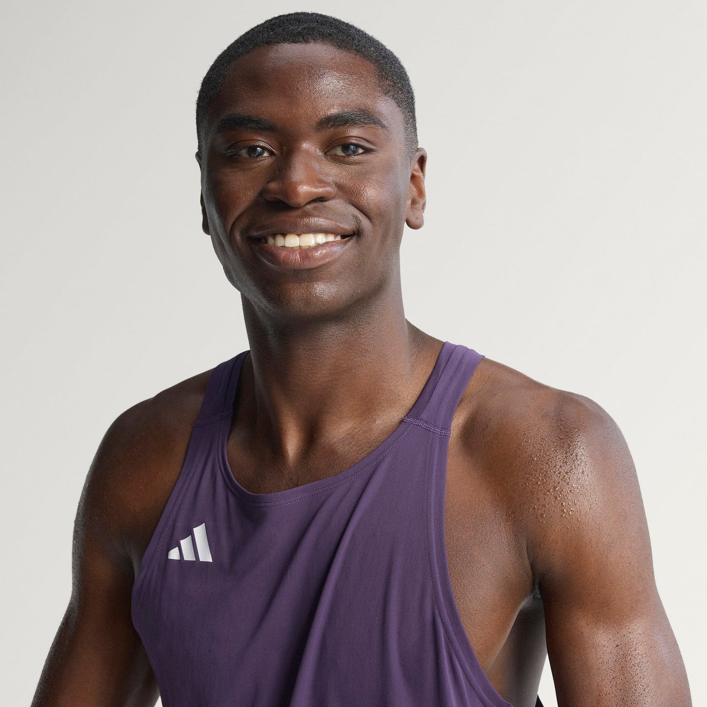Adidas Adizero Essentials Singlet | Aurora Plum | Mens