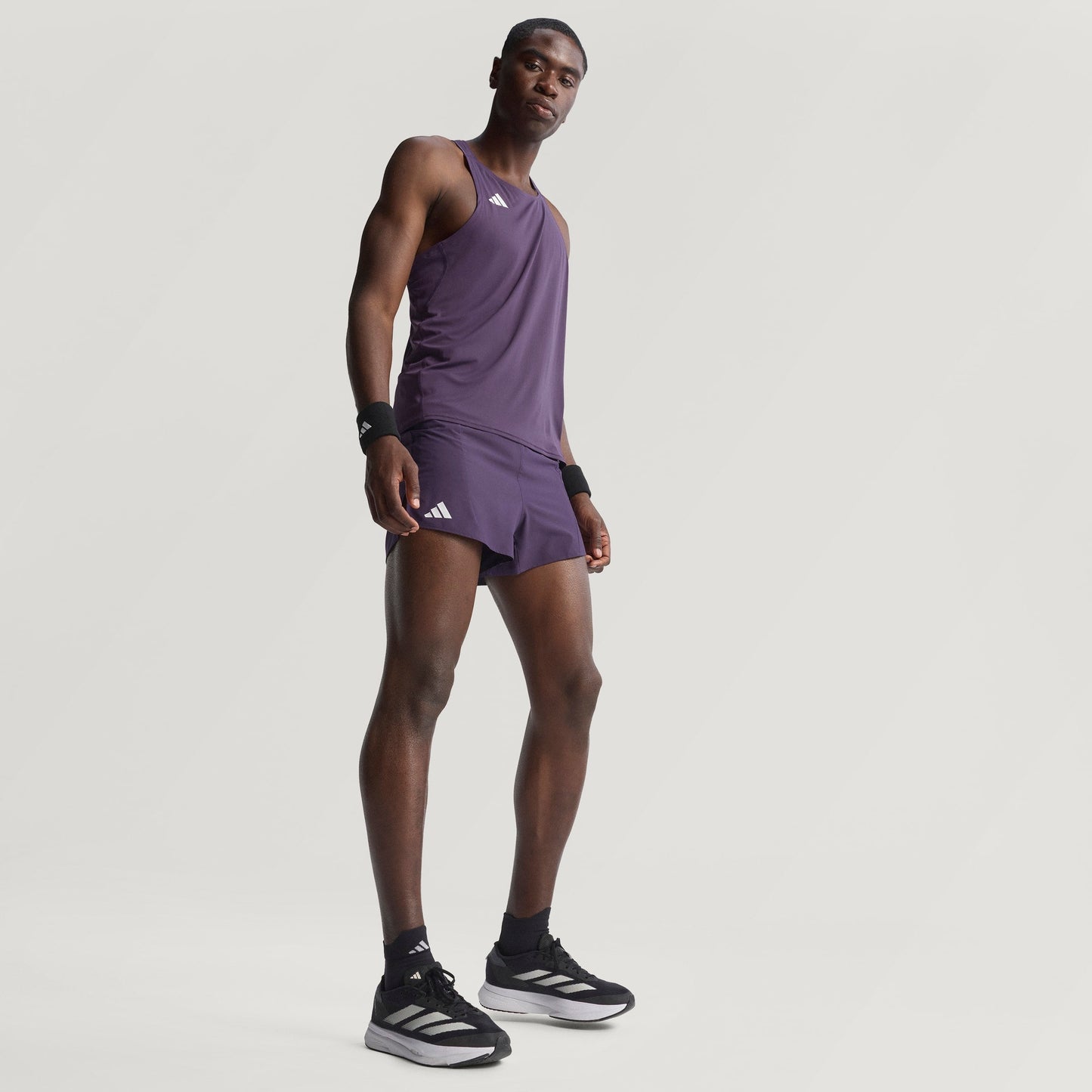 Adidas Adizero Essentials Singlet | Aurora Plum | Mens