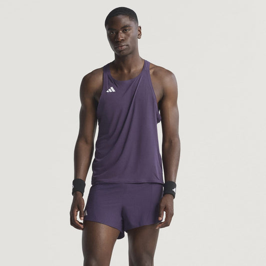 Adidas Adizero Essentials Singlet | Aurora Plum | Mens