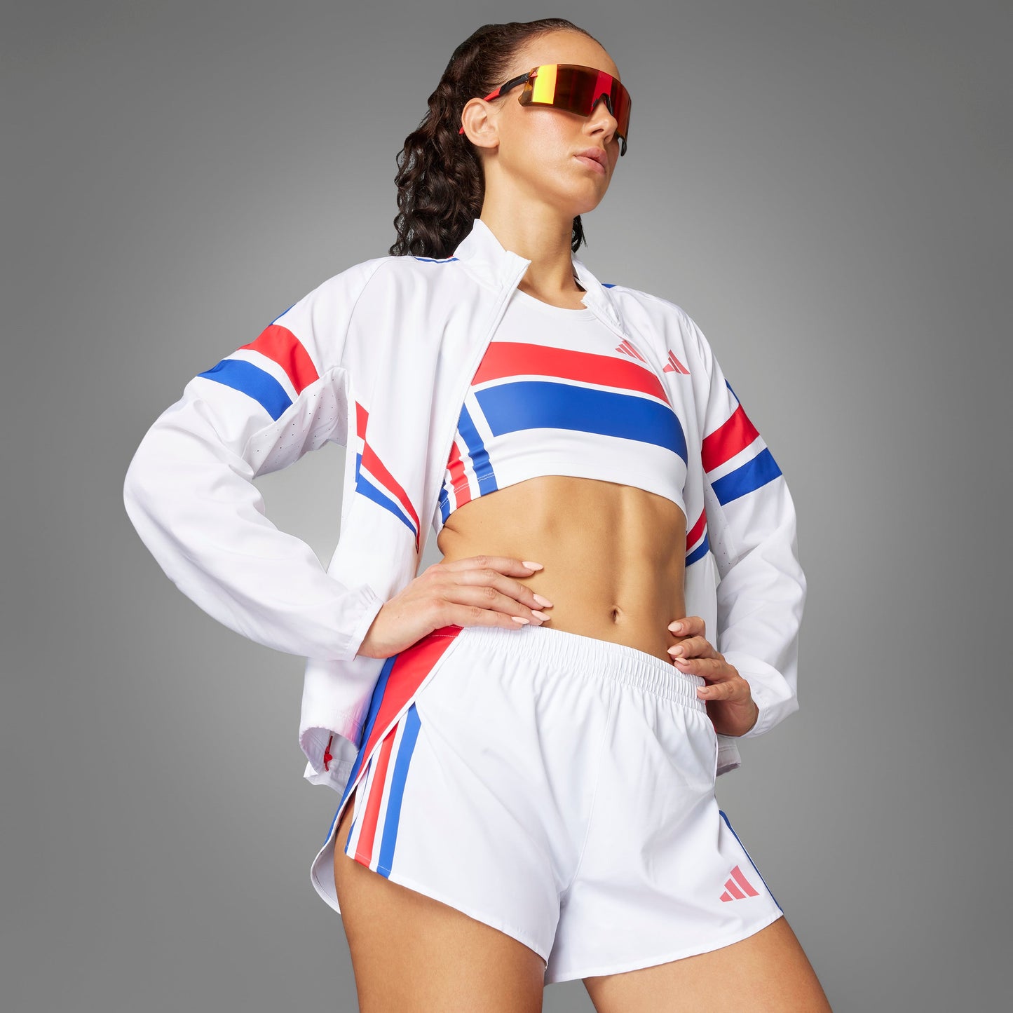 adidas Adizero Retro Short | White | Womens