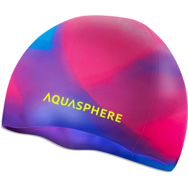 Aqua Sphere Plain Silicone Cap - Multicolor Yellow