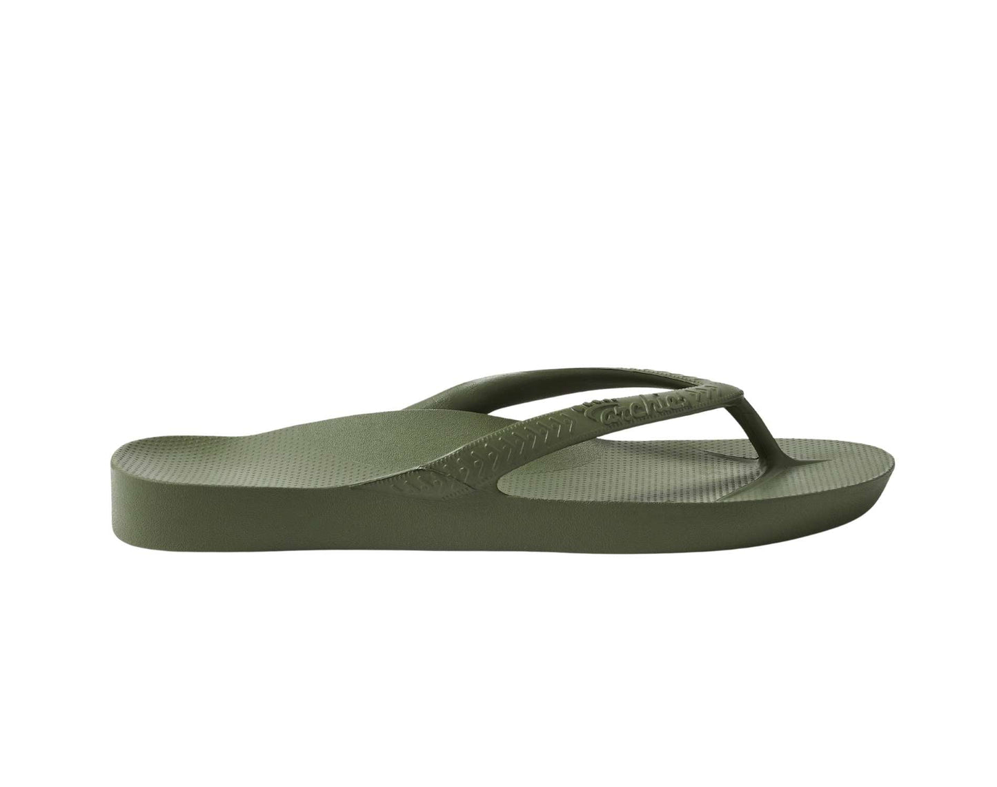 Archies Arch Support Thongs Olive
