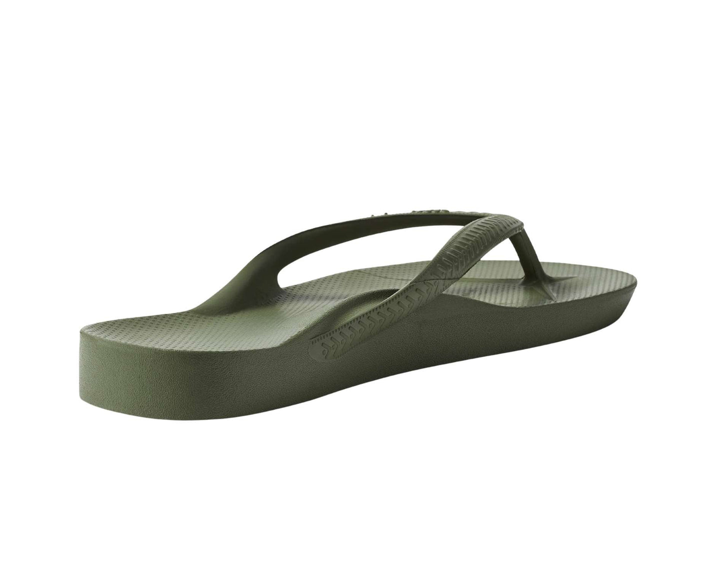 Archies Arch Support Thongs Olive