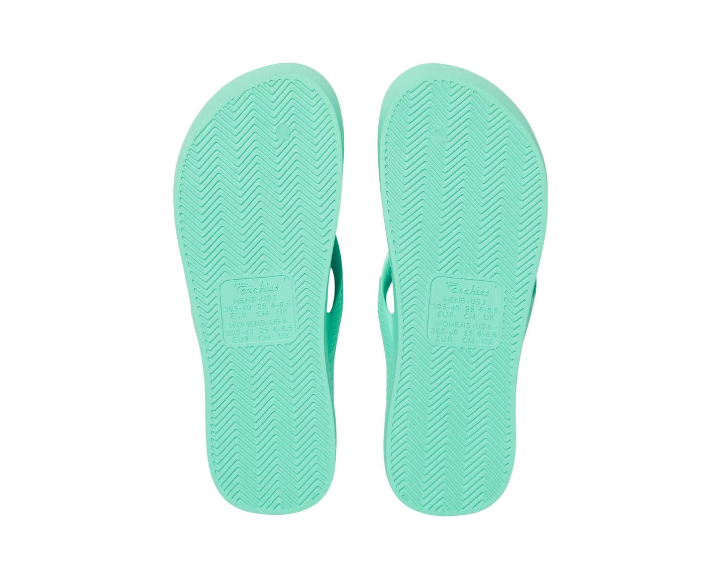 Archies Arch Support Thongs Mint