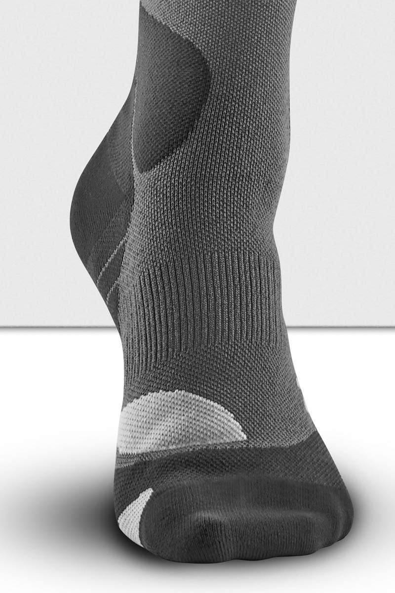 Women's Hiking Merino Mid-Cut Socks - Green/Grey