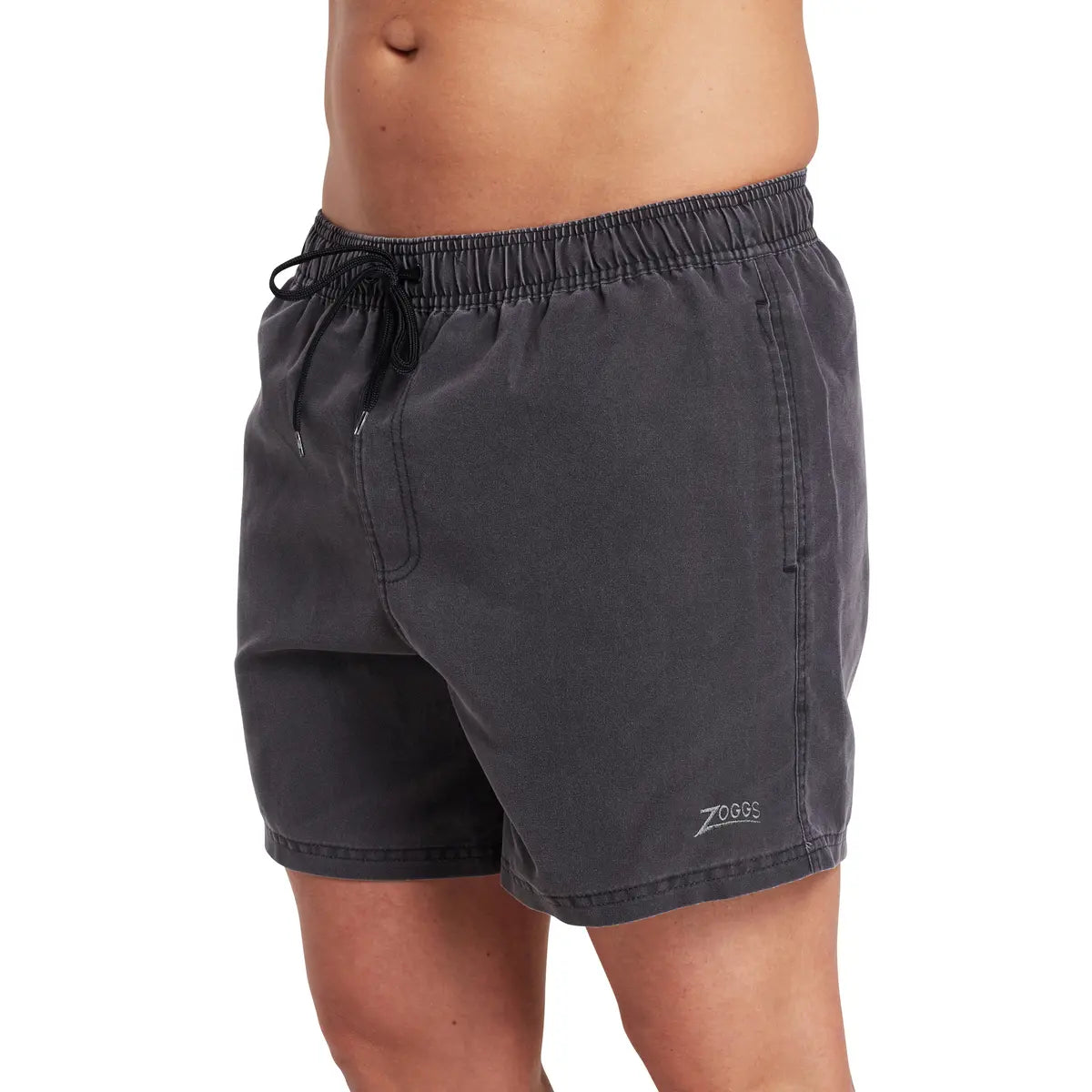 ZOGGS Men's Mosman Washed 15 inch Shorts - Charcoal
