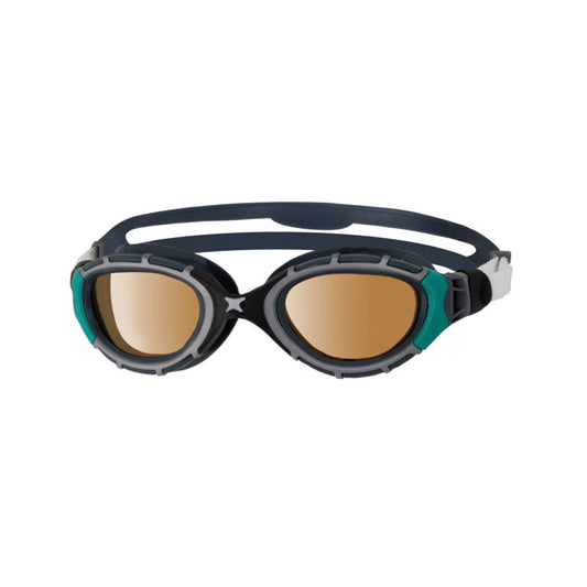 ZOGGS Predator Flex Polarized Ultra Regular - Black/Green/Polarized Copper