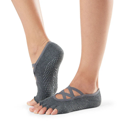 TOESOX Half Toe Elle - Charcoal Grey