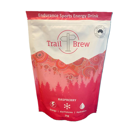 Trail Brew Energy + Electrolyte Drink | 1kg Bag | Raspberry